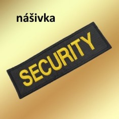 SECURITY nášivka 12x4cm