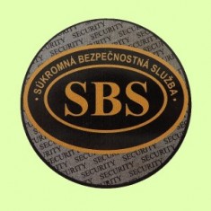 SBS logo nálepka