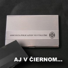 Vizitkár lesklý gravír APVV