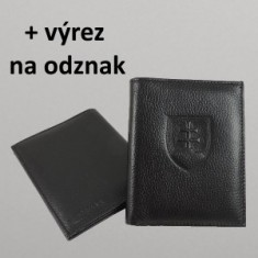 Doklady znak SR B koža,výrez