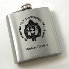 Náprsná fľaška 6 Oz, Silver