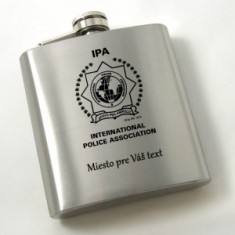 Náprsná fľaška 6 Oz, Silver